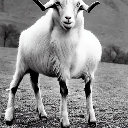 Image similar to marilyn monroe as a goat