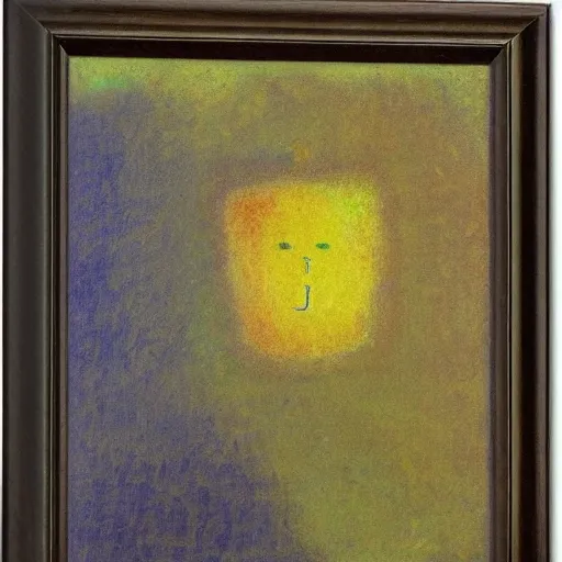 Prompt: pareidolia by Odilon Redon