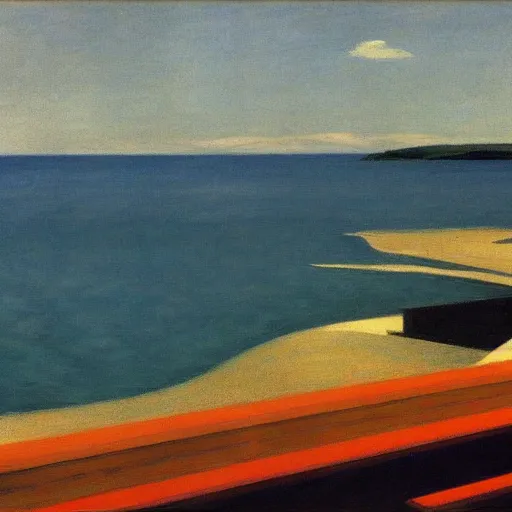 Image similar to the bay by Edward hopper