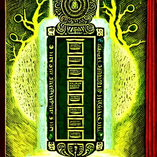 Image similar to emerald tablet