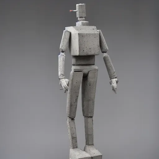 Image similar to humanoid robot 1 9 3 0 concrete art