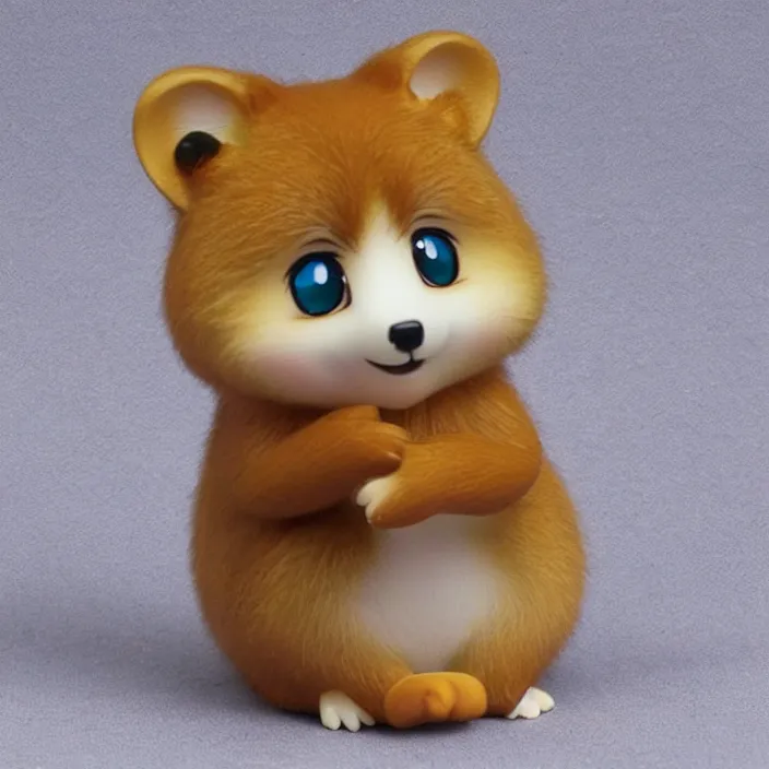 Image similar to quokka, an anime nendoroid of a quokka, figurine, detailed product photo