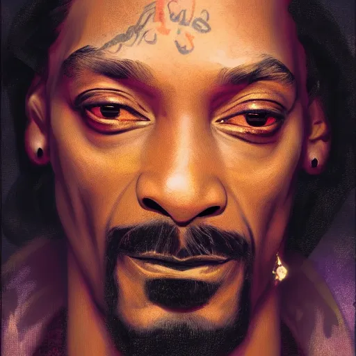 Image similar to a portrait of snoop dogg, cinematic, volumetric lighting, f 8 aperture, cinematic eastman 5 3 8 4 film, photorealistic by greg rutkowski, by stanley artgerm, by alphonse mucha