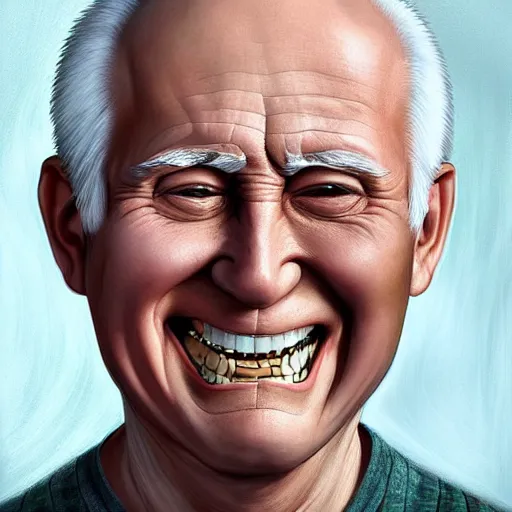 Prompt: Hide the pain harold, by artgerm