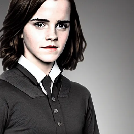 Image similar to Photo of Emma Watson as Professor Severus Snape, full body shot