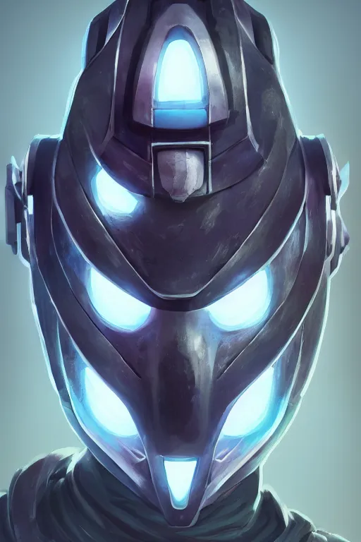 Image similar to epic mask helmet robot ninja portrait stylized as fornite style game design fanart by concept artist gervasio canda, behance hd by jesper ejsing, by rhads, makoto shinkai and lois van baarle, ilya kuvshinov, rossdraws global illumination radiating a glowing aura global illumination ray tracing hdr render in unreal engine 5