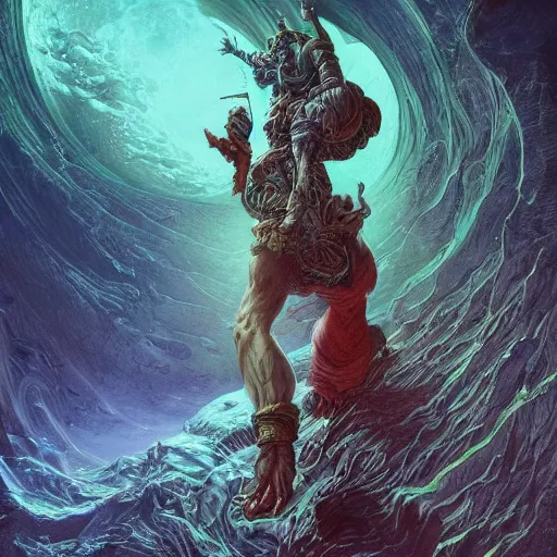 Prompt: league of legends in the style of michael whelan and gustave dore. hyperdetailed photorealism, 1 0 8 megapixels, fully clothed, lunar themed attire, amazing depth, glowing rich colors, powerful imagery, psychedelic overtones, 3 d finalrender, 3 d shading, cinematic lighting, artstation concept art