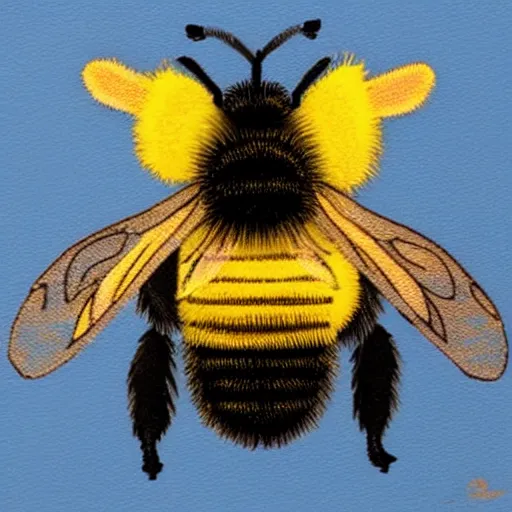 Image similar to a tiny bumblebee