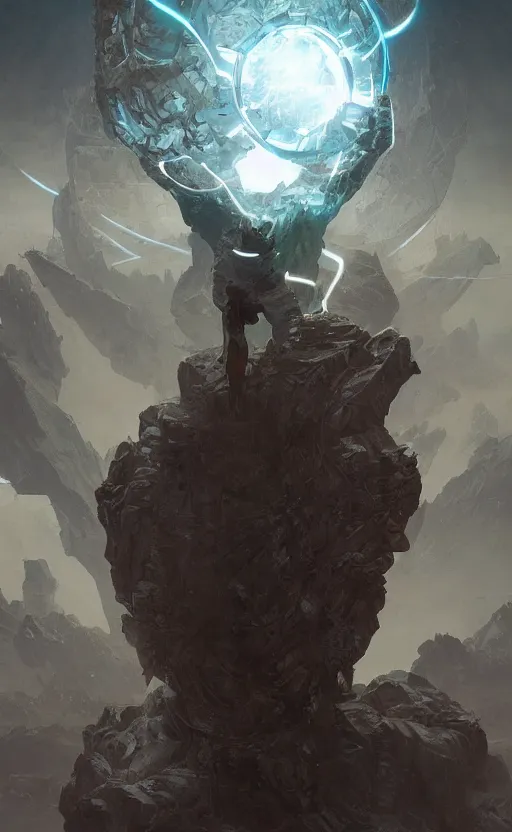 Prompt: energy crystal with white pulsing light, solar field plains, front game card, drark, marvel comics, dark, intricate, highly detailed, smooth, artstation, digital illustration by ruan jia and mandy jurgens and artgerm and wayne barlowe and greg rutkowski and zdislav beksinski