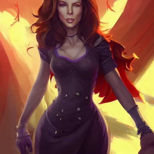 Image similar to portrait kate beckinsdale fantasy art heartstone video game icon, 2 d game art gta cover, official fanart behance hd artstation by jesper ejsing, by rhads, makoto shinkai and lois van baarle, ilya kuvshinov, rossdraws