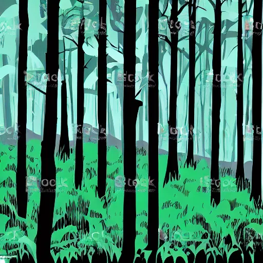 Image similar to forest, vector art