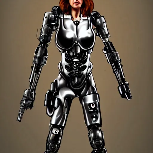 Prompt: female terminator