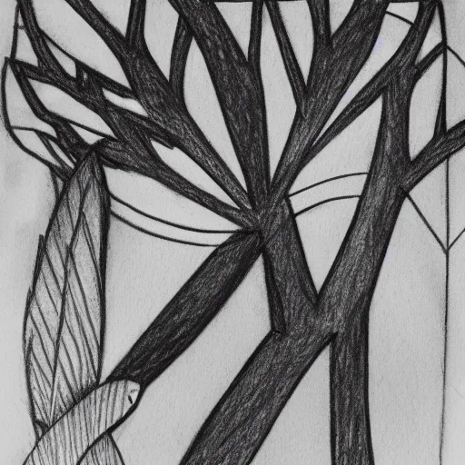 Image similar to pencil sketch of being a self aware consciousness. This the unity and being one with nature. Nature and the land is one. It is one thing.