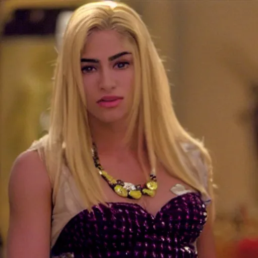 Image similar to a film still of jolyne in White Chicks(2004)