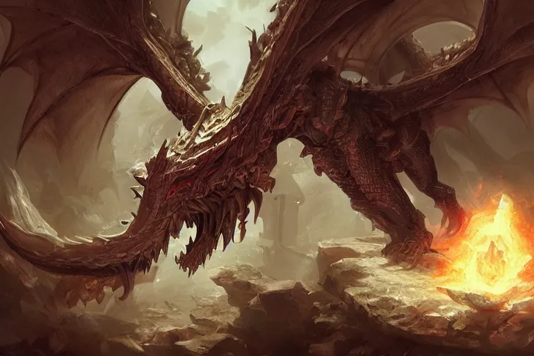 Image similar to a dragon emerging from a portal in the baroque era, league of legends art style, hearthstone art style, epic fantasy style art by Craig Mullins, fantasy epic digital art, epic fantasy card game art by Greg Rutkowski