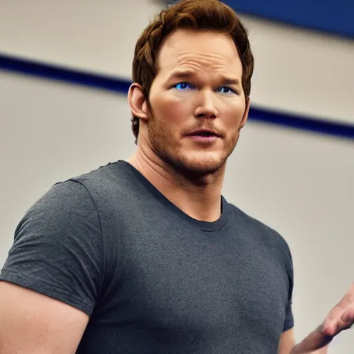 Image similar to chris pratt playing the poop emoji in the emoji movie, digital photography, high detailed