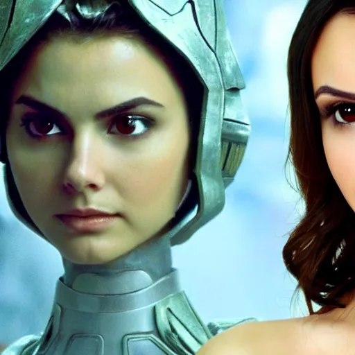 Image similar to victoria justice as princess padme in star wars episode 3, 8k resolution, full HD, cinematic lighting, award winning, anatomically correct