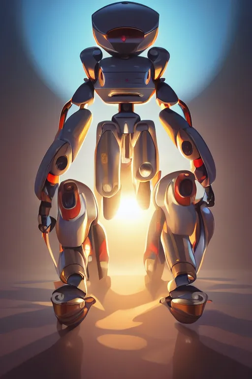 Image similar to metabots medabots medarotto medarot robot minimalist comics, behance hd by jesper ejsing, by rhads, makoto shinkai and lois van baarle, ilya kuvshinov, rossdraws global illumination ray tracing hdr radiating a glowing aura