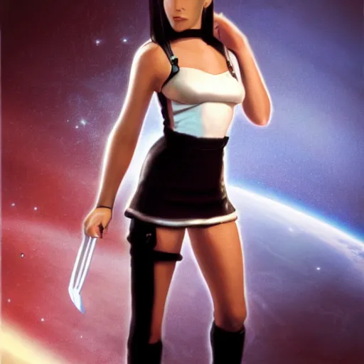 Image similar to Tifa Lockheart as a Star Trek Voyager crew member