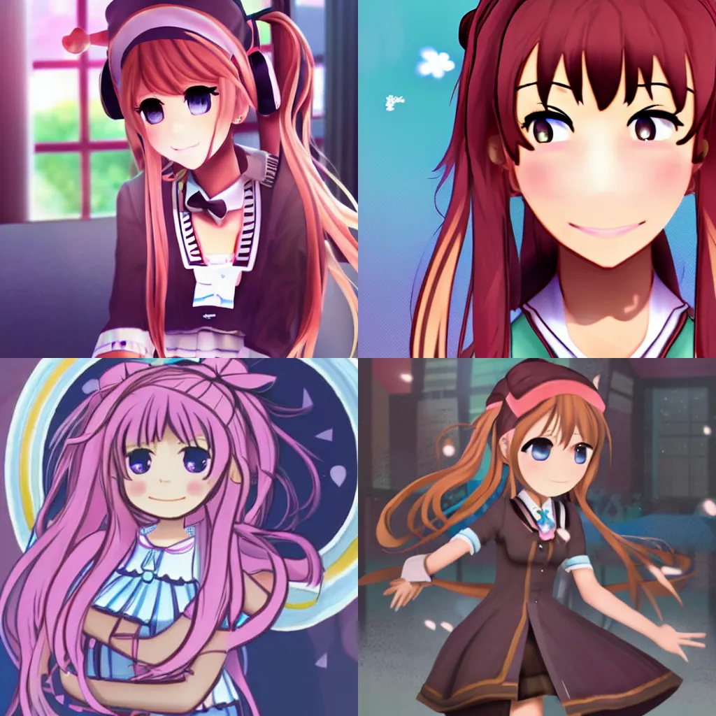Monika, anime girl, ddlc, doki doki literature club, girl, spring,  springtime, HD phone wallpaper, doki doki summertime - thirstymag.com