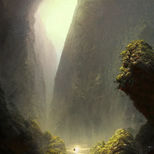 Image similar to a painting of a huangshan in zero gravity, a matte painting by marc simonetti, deviantart, fantasy art, apocalypse landscape, matte painting, apocalypse art