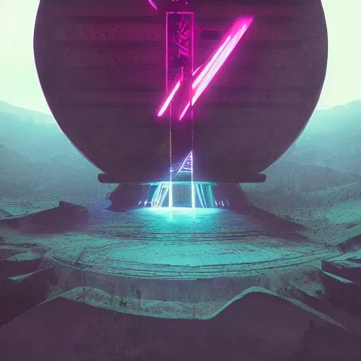 Image similar to valhalla by mad dog jones and beeple