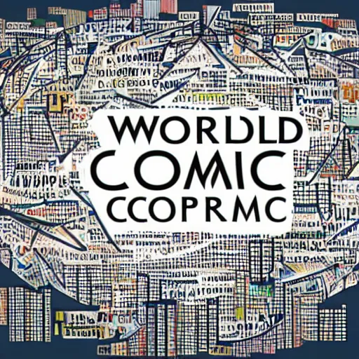 Prompt: world economic forum logo in sketchy illustrative messy style