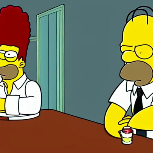 Image similar to Homer Simpson as a character In pulp fiction