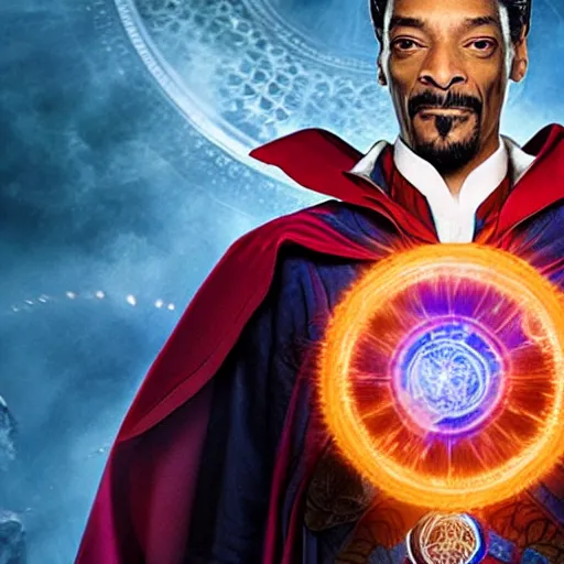 Prompt: snoop dogg as doctor strange, marvel cinematic universe, 2 k photo