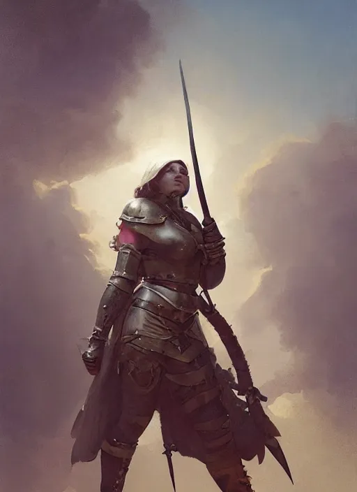 Image similar to hyper realistic photo of medieval chubby beautiful hunter girl, full body, rule of thirds, conceptart, cinematic, greg rutkowski, brom, james gurney, mignola, craig mullins