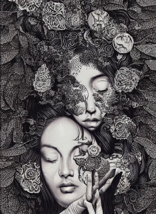 Image similar to Coffee goddess painting by Dan Hillier, trending on artstation, artstationHD, artstationHQ, 4k, 8k