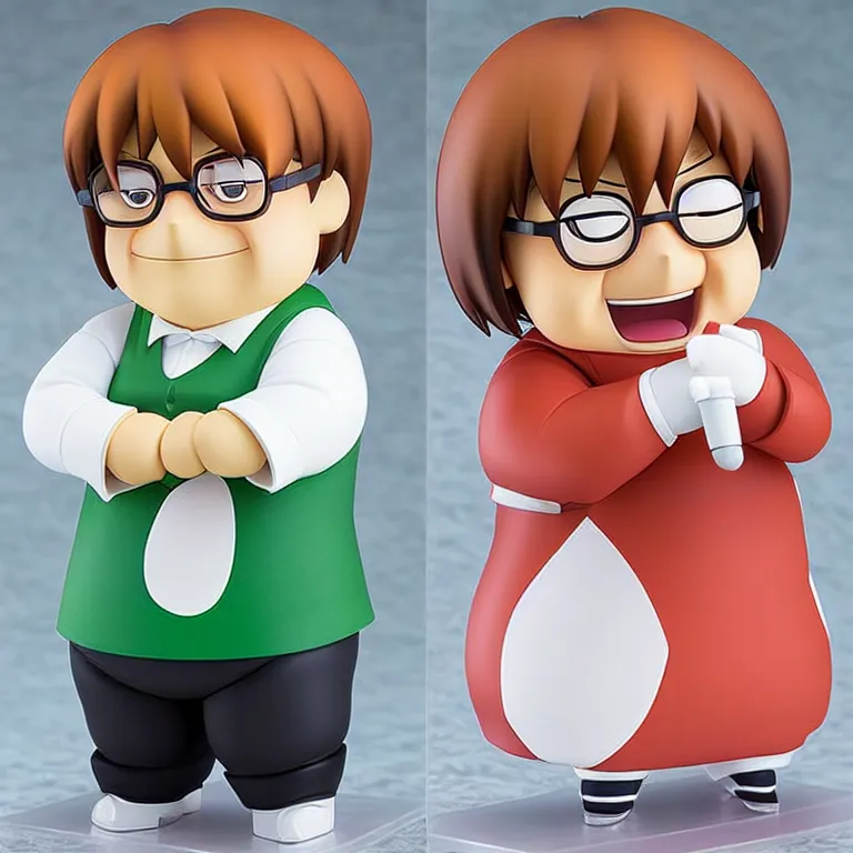 Image similar to peter griffin, an anime nendoroid of peter griffin, figurine, detailed product photo