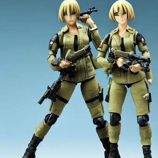Image similar to “ anime female soldier action figure ”