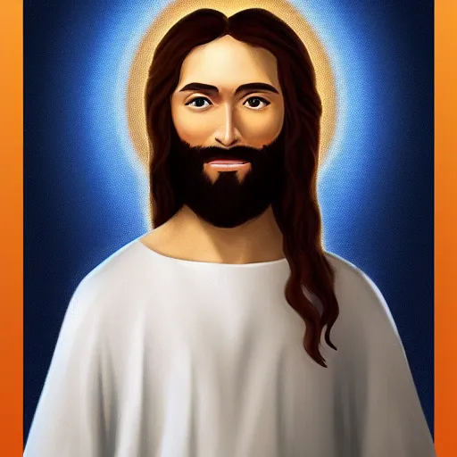 Image similar to Jesus on linkedin by Ross Tran, 8k