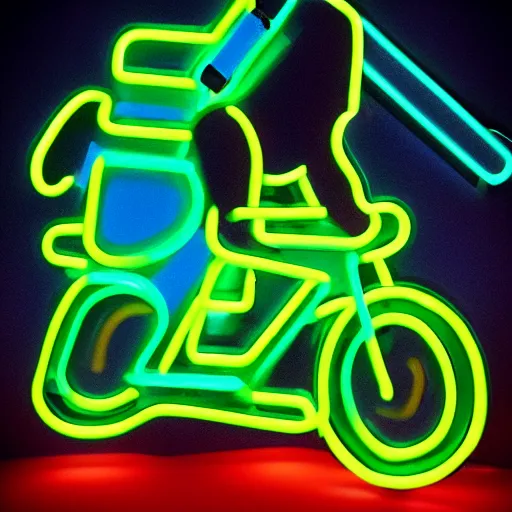 Image similar to neon rider