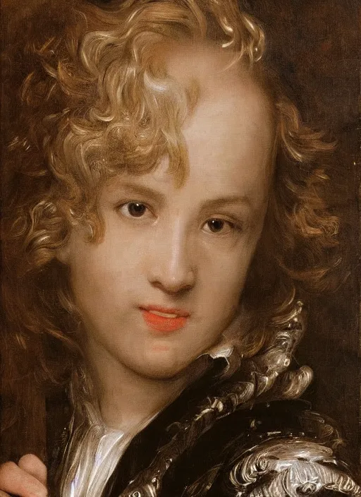 Image similar to , , amy jo johnson ,, Dramatic, Edge, Good, Infused, Backlight, De-Noise, VFX, insanely detailed and intricate, hypermaximalist, facial ,elegant, ornate, hyper realistic, super detailed, by Anthony Van Dyck, by Ivan Shishkin, by John Constable