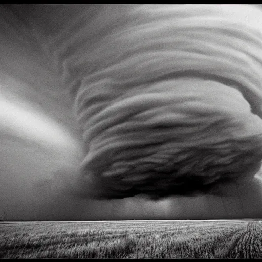 Image similar to a black tornado in the middle of kansas cloudy scary creepy
