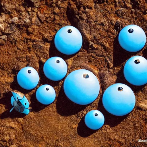 Image similar to national geographic professional photo of poliwag in the wild, award winning