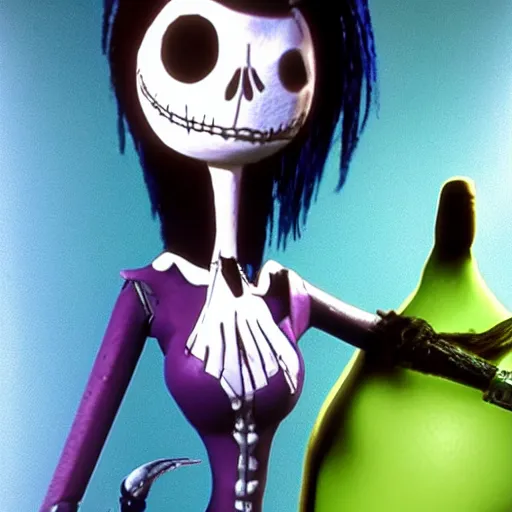 Image similar to Miranda Lawson and Commander Shepherd in The Nightmare Before Christmas