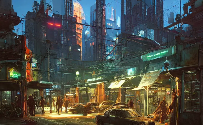 Prompt: a biopunk streetcorner environment, large crowd, simplicity, spare, minimalist, glass panes, billboards, glowing lights, dramatic lighting, photorealism, unreal engine, art by michael whelan and chris moore and howard david johnson and tim white and dan giancola