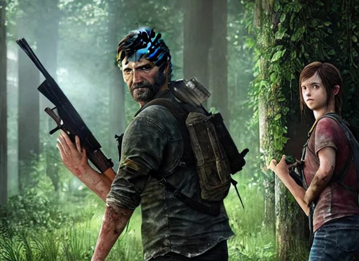 Prompt: a still from the live - action the last of us show