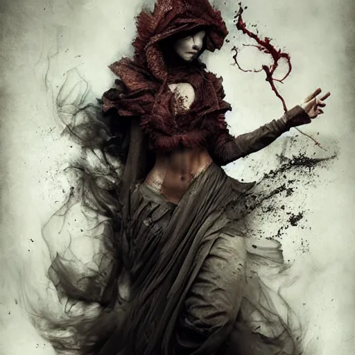 Image similar to dark cloaked fire mage, by brooke shaden and alberto seveso and eve ventrue and john salminen and tim okamura, trending on artstation hq, deviantart, pinterest, 4 k uhd image