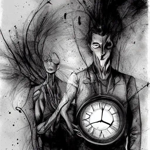 Image similar to time loop by ben templesmith