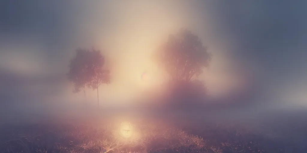 Image similar to fluffy unknown creature, fog, rain, volumetric lighting, beautiful, golden hour, sharp focus, ultra detailed, cgsociety