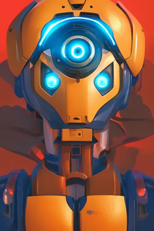 Image similar to metabots medabots medarotto medarot robot minimalist comics helmet mask neon cybereye, behance hd by jesper ejsing, by rhads, makoto shinkai and lois van baarle, ilya kuvshinov, rossdraws global illumination ray tracing hdr radiating a glowing aura