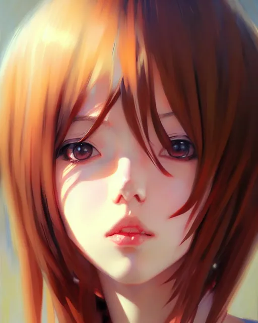 Image similar to portrait Anime girl cute-fine-face, pretty face, realistic shaded Perfect face, full body, fine details. Anime. realistic shaded lighting by Ilya Kuvshinov Giuseppe Dangelico Pino and Michael Garmash and Rob Rey