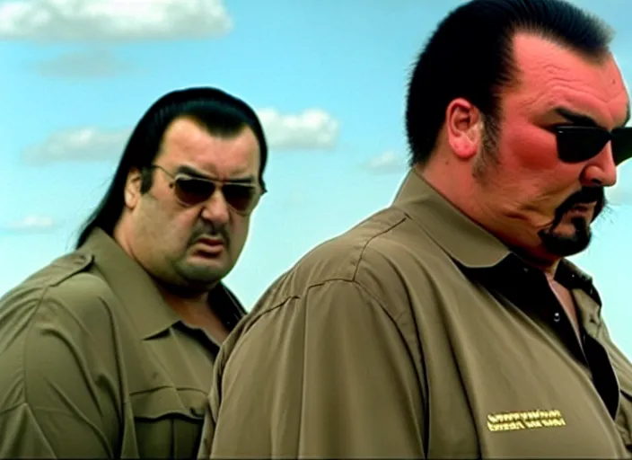 Image similar to steven seagal as julian in a still from the tv show trailer park boys (2001)