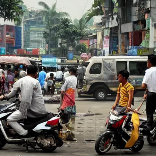 Image similar to jakarta undercover, award winning photo.