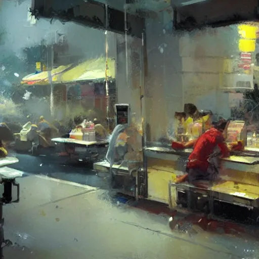 Prompt: fast food, craig mullins