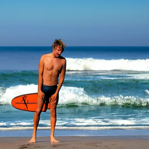 Image similar to california surfer boy